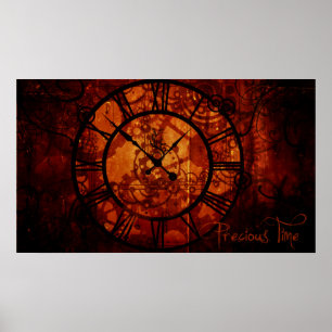 Póster Poster de reloj Steampunk