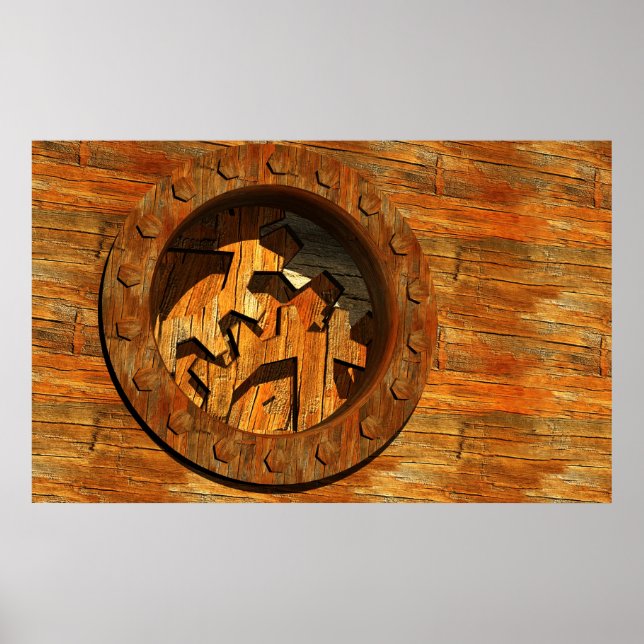 Póster poster de relojería de vapor (Frente)