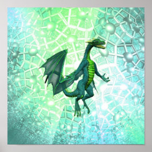 Póster Poster de Respiración de Dragones