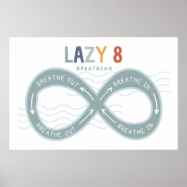 Póster Poster de Respiración Lazy 8