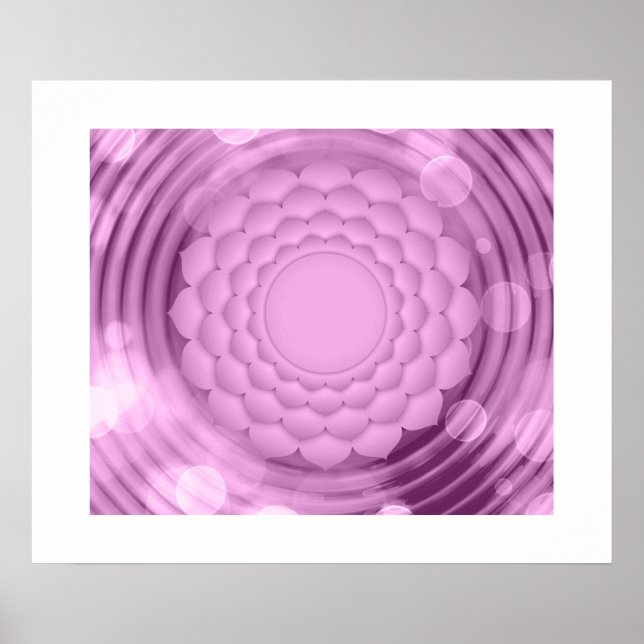 Póster Poster de resumen de flores (Frente)