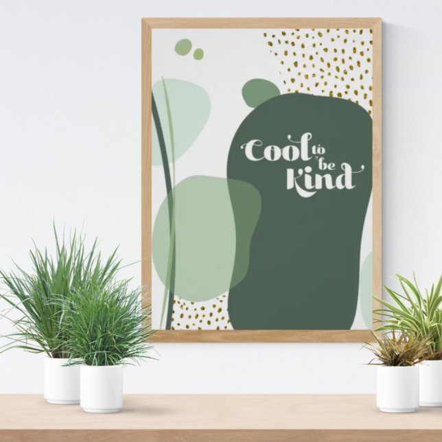 Póster Poster de resumen moderno de Guay Green Gold de mo (Subido por el creador)