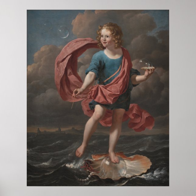 Póster Poster de retrato artístico (Frente)