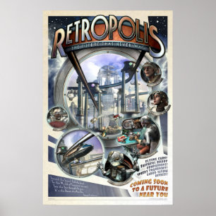 Póster Poster de Retropolis (20x30")