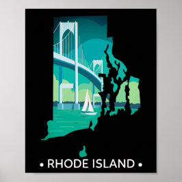 Póster Poster de Rhode Island