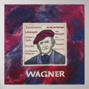 Póster Poster de Richard Wagner