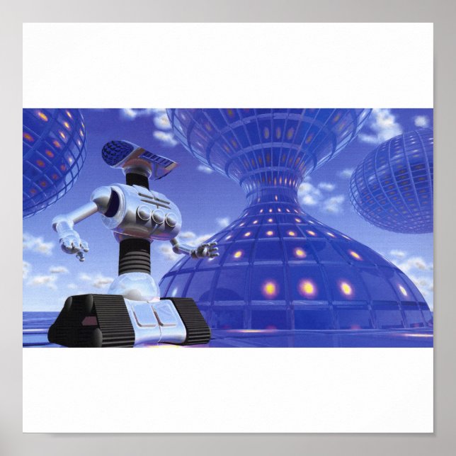 Póster Poster de Robot City (Frente)