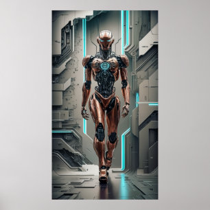 Póster Poster de robótica