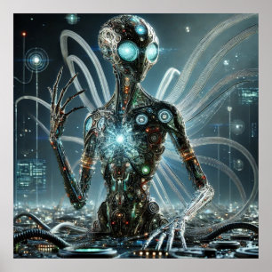 Póster Poster de robótica