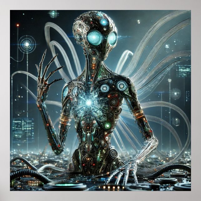 Póster Poster de robótica (Frente)