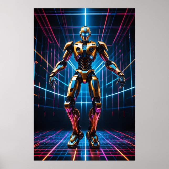Póster Poster de robótica (Frente)