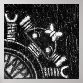 Póster Poster de robots felices