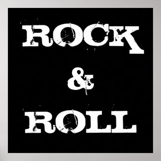Póster Poster De Rock And Roll