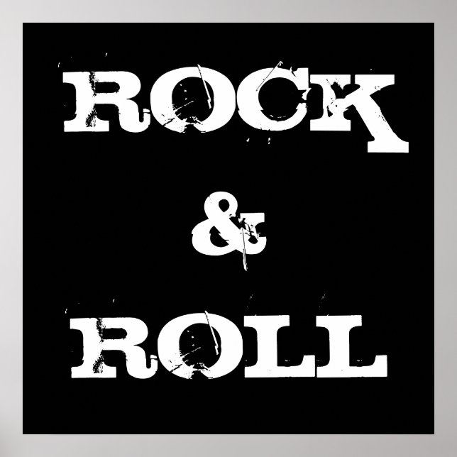 Póster Poster De Rock And Roll (Frente)