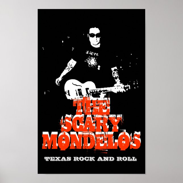 Póster Poster de Rock y Rollo de Texas (Frente)