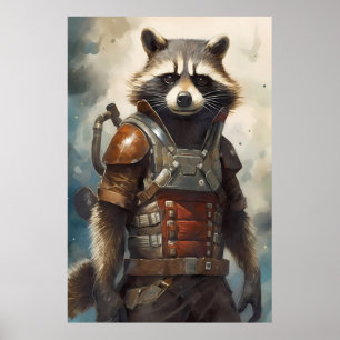 Póster Poster de Rocket Raccoon