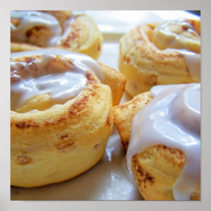 Póster poster de rollos de canela