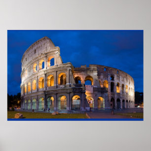 Póster Poster de Roma Colleseum A PARTIR del 8,99