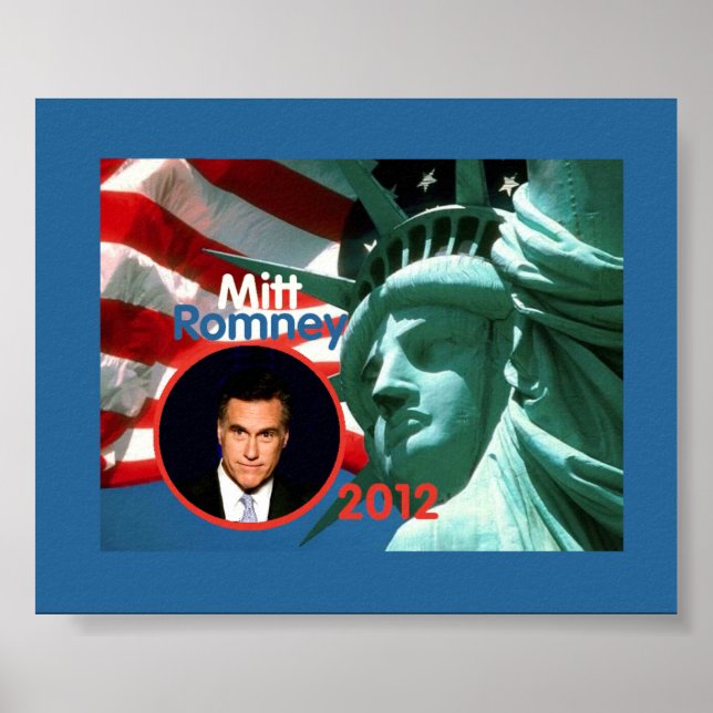 Póster poster de Romney en 2012 (Frente)