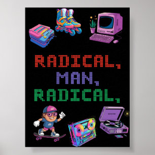 Póster Poster de ropa de calle de los años 90