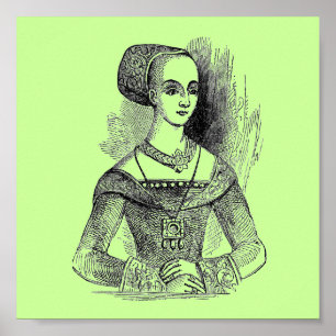 Póster Poster de ropa isabelina