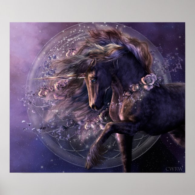 Póster Poster de Rosa negro de Chimera (Frente)