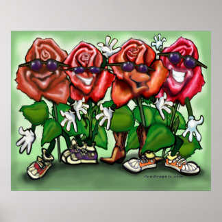 Póster Poster de rosas