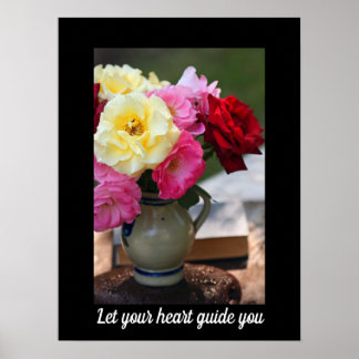 Póster Poster de Rosas Bouquet Colorful