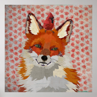Póster POSTER de ROSAS FOX y CARDINALES