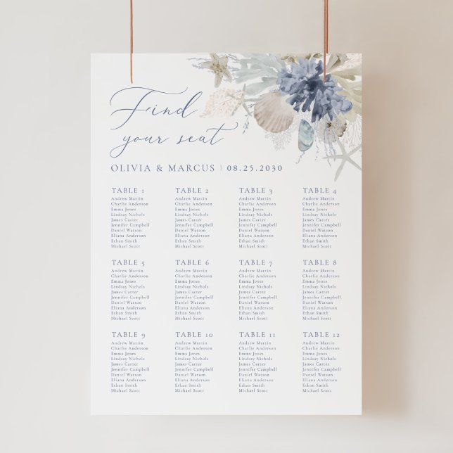 Póster Poster de Rótulo de la tabla de asientos del Boda  (Subido por el creador)