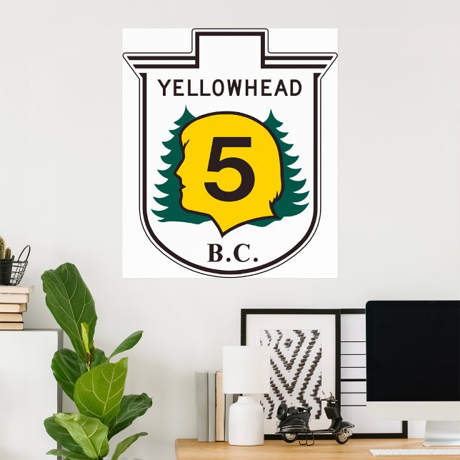 Póster Poster de Rótulo de Yellowhead Road (Subido por el creador)