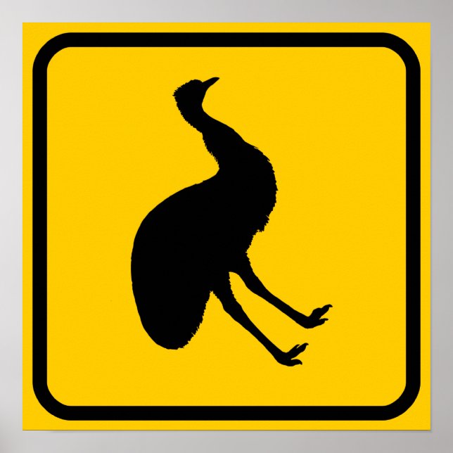 Póster Poster de Rótulo Emu Xing (Frente)