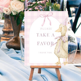 Póster Poster de Rótulo Favor Rosa One Silly Goose