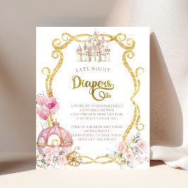 Póster Poster de Royal Princess Pink Carriage Late Diaper