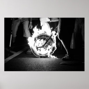 Póster Poster de ruedas calientes