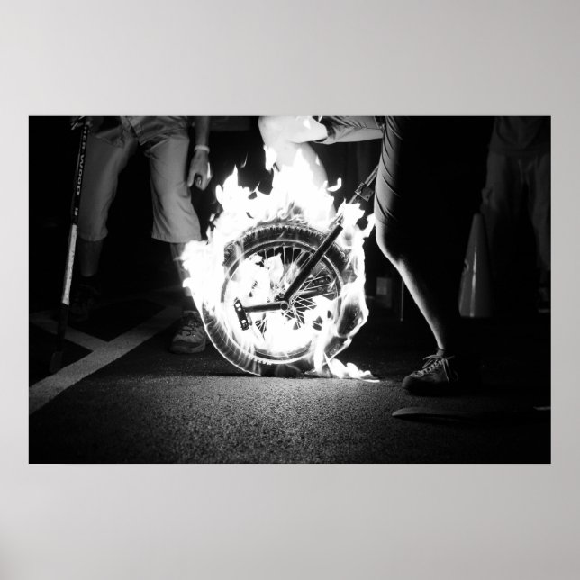 Póster Poster de ruedas calientes (Frente)