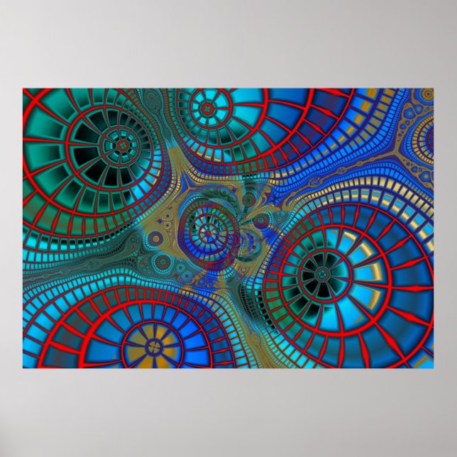 Póster poster de ruedas de energía (Frente)