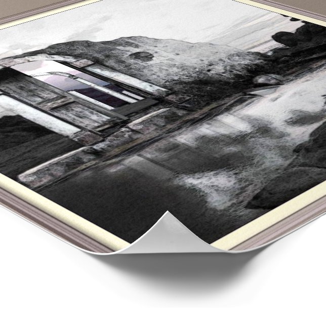 Póster Poster de Ruinas Antiguas (Esquina)