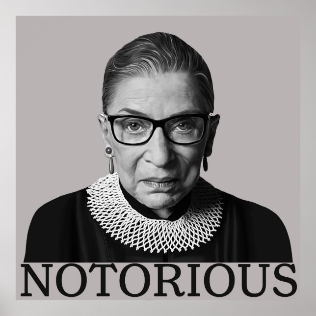 Póster Poster de Ruth Bader Ginsburg (Frente)