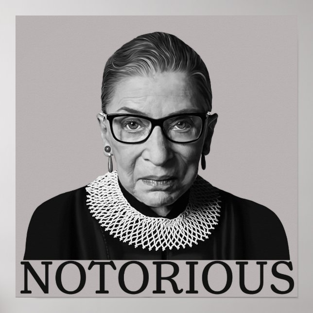 Póster Poster de Ruth Bader Ginsburg (Frente)