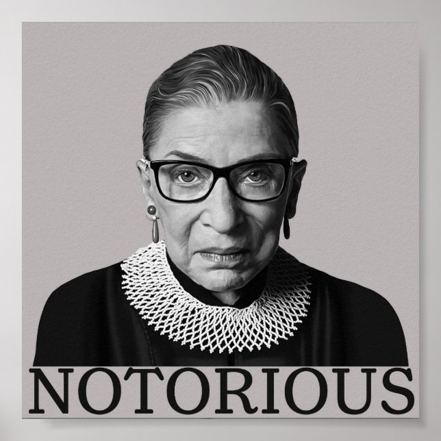 Póster Poster de Ruth Bader Ginsburg (Frente)