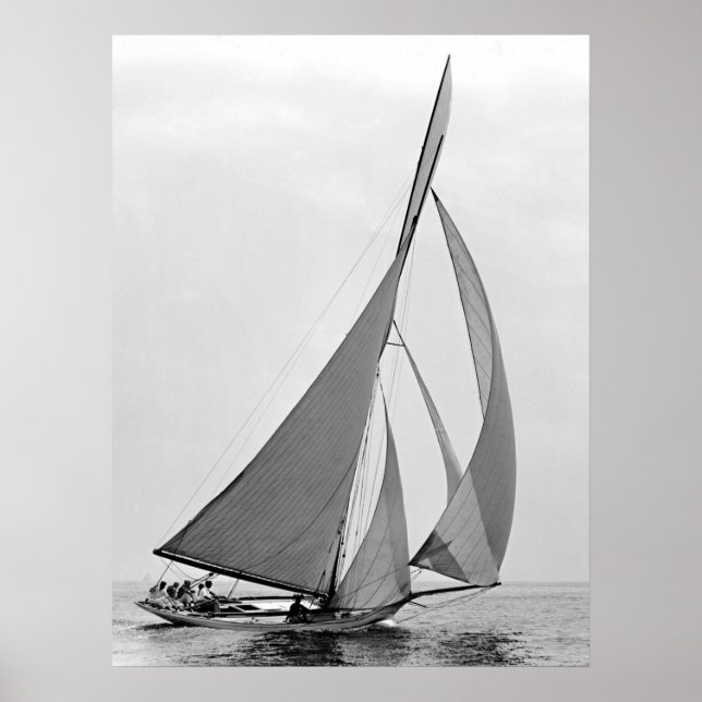 Póster Poster de Sailboat Hawk 1891 (Frente)
