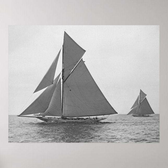 Póster Poster de Sailboat Vigilant 1893 (Frente)