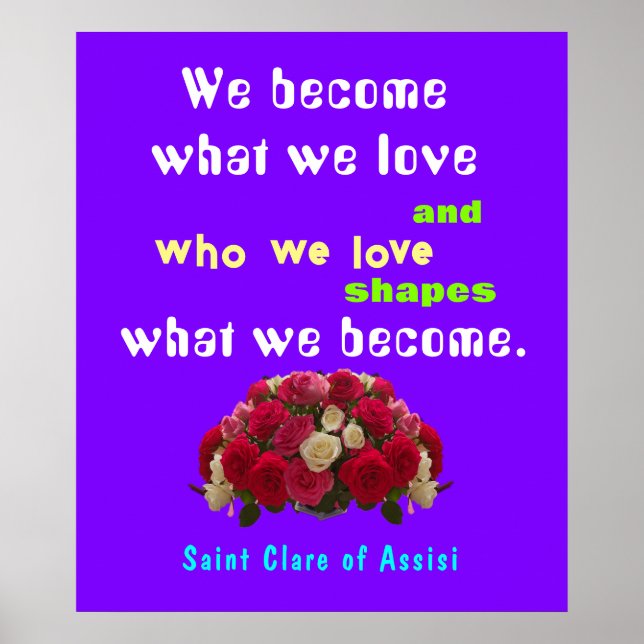 Póster Poster de Saint Clare Assisi (Frente)