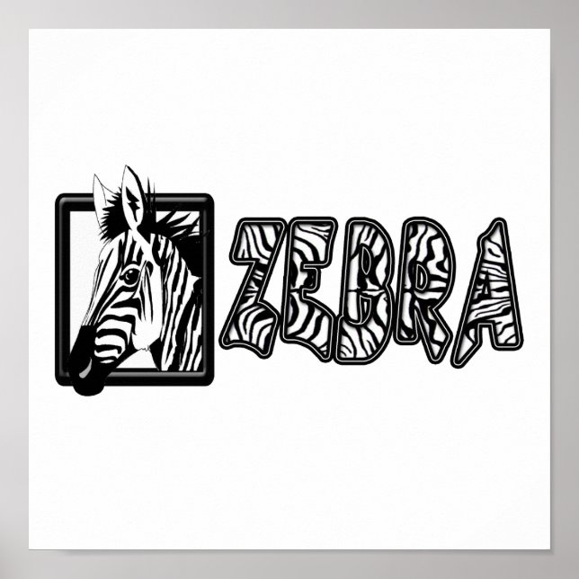 Póster Poster DE SALIDA POP DE ZEBRA (Frente)