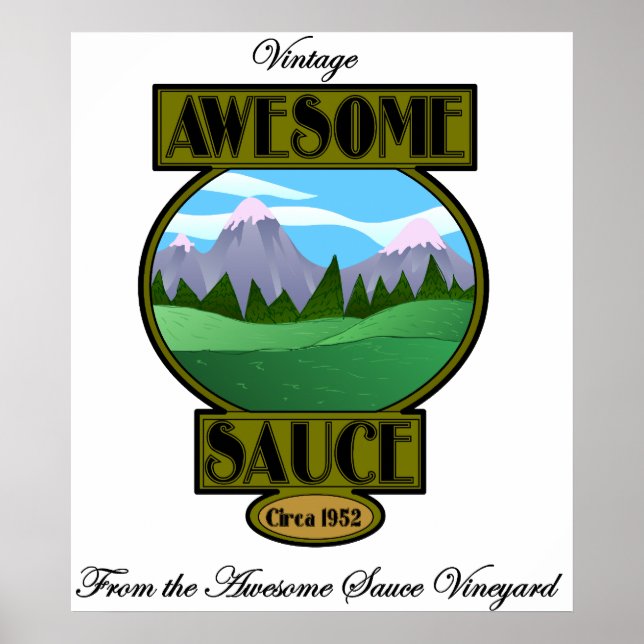 Póster Poster de Salsa Awesome (Frente)