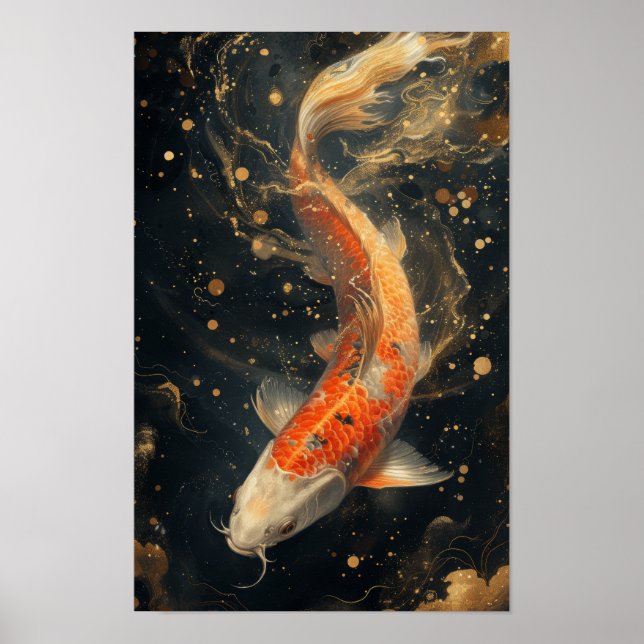 Póster Poster de saltos de carpa de la cultura tradiciona (Frente)