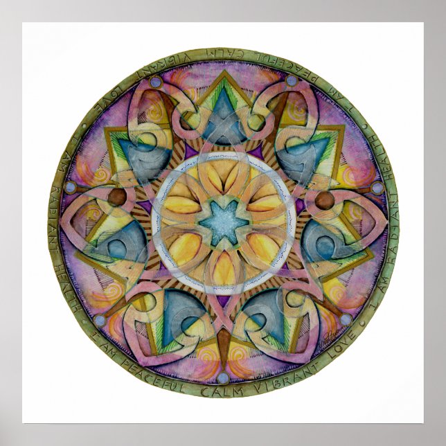 Póster Poster de salud radiante (Frente)