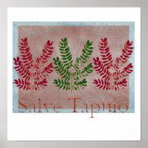 Poster de Salve Tapuio Leaf