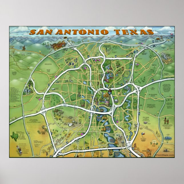 Póster Poster de San Antonio (Frente)